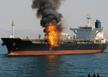 Un buque petrolero fue impactado por un proyectil no identificado en el estrecho de Ormuz