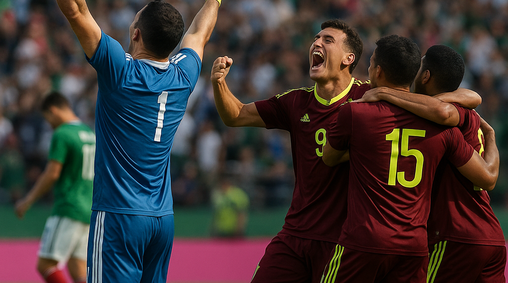 Derrota Venezuela en penaltis a México y se lleva Oro en JCC