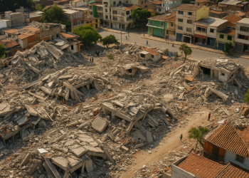 Imágenes aéreas de Cali muestran la destrucción del devastador terremoto que azotó Colombia