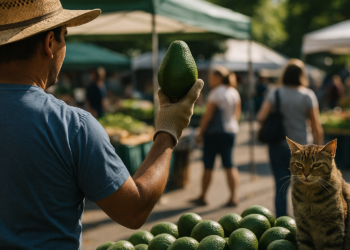 ¡Acá están sus aguacates!