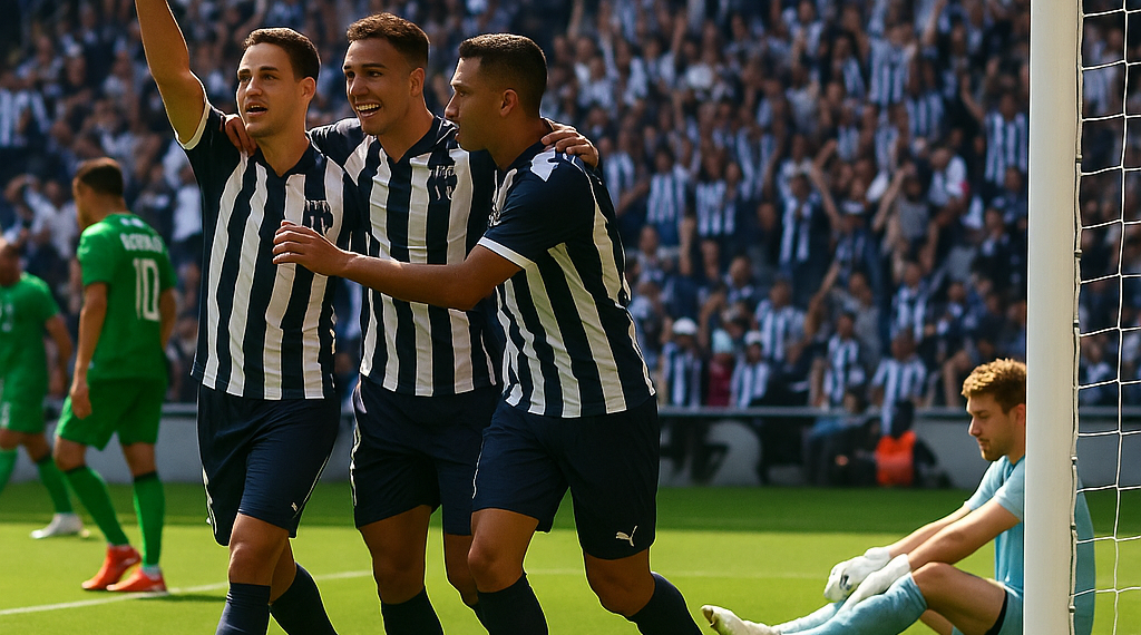 ¡De locos!, Rayados le meten 6-1 a los Bravos
