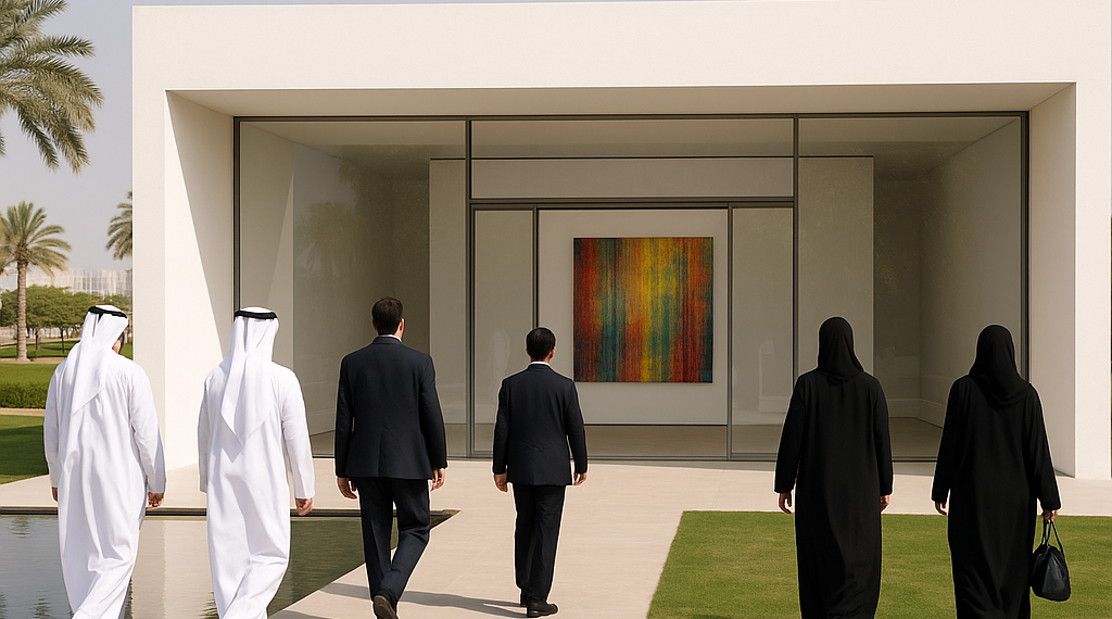 Gerhard Richter Pavilion Opening in Doha, Qatar, in November