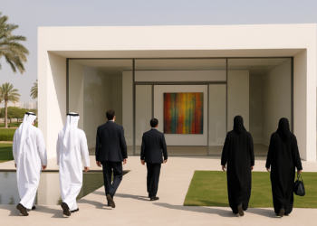 Gerhard Richter Pavilion Opening in Doha, Qatar, in November