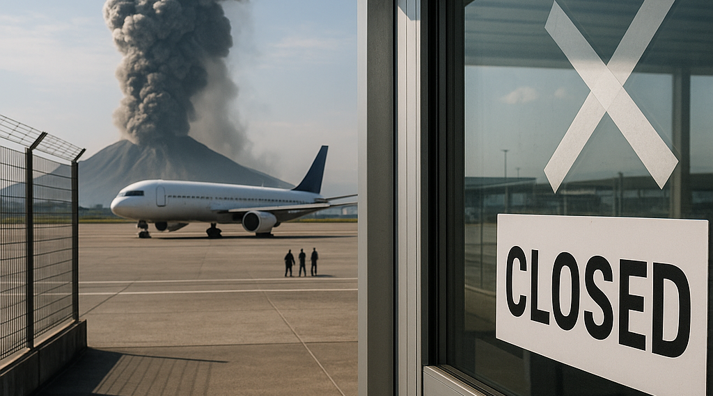 Cerrado el aeropuerto de Yakarta tras la erupción del volcán Anak Krakatoa
