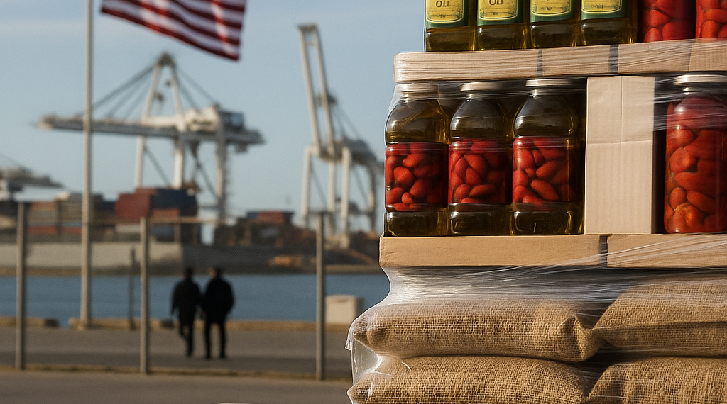 Aranceles de EU hacen mella en exportaciones de alimentos de España