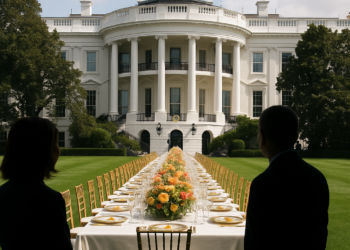 Así luce la cena en honor a Xi en la Casa Blanca