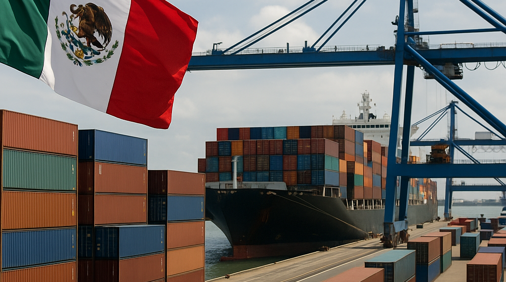 Exportaciones mexicanas crecen 40.4% en agosto y 29.3% en los primeros ocho meses del 2026