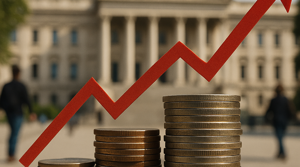 Sube deuda pública 32.6% durante la 4T