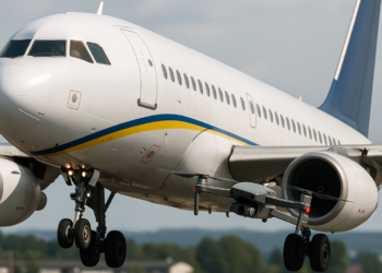 Estuvo avión de Zelensky cerca de impactar dron rumbo a Oslo