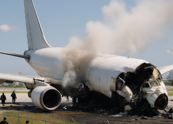 Se accidenta avión de carga en Aeropuerto de Miami