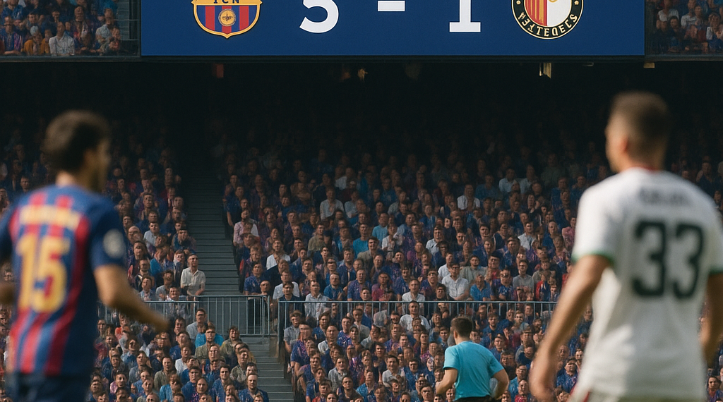 FC Barcelona 5-1 Feyenoord: resumen y goles | Champions League | J1