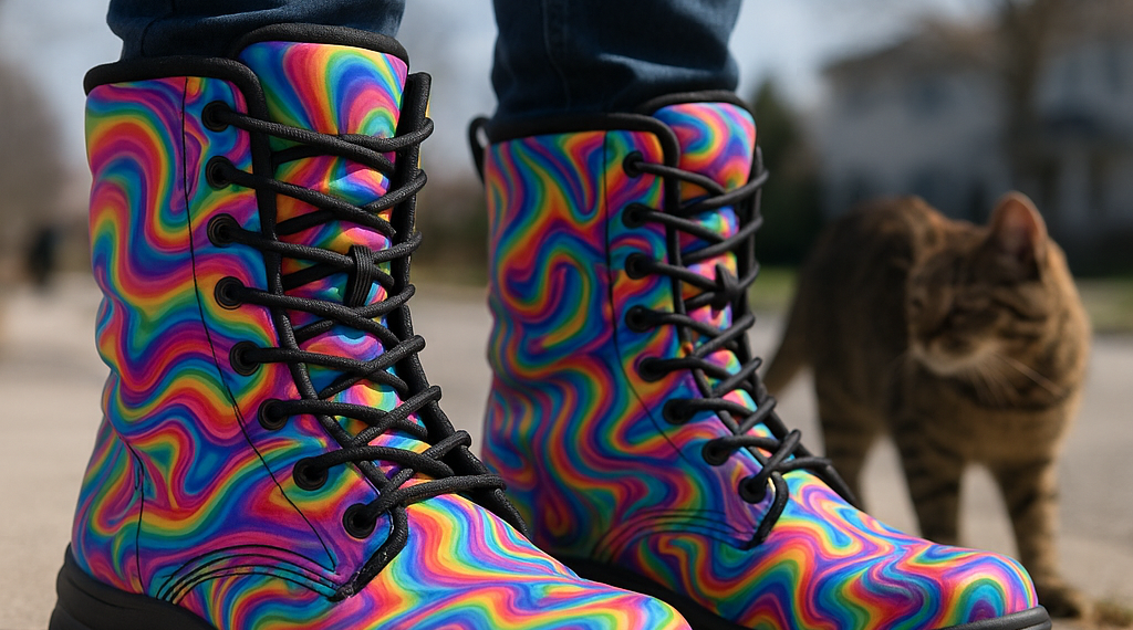 Needles Turned Our Favorite Winter Boots Into Trippy Fall Stompers