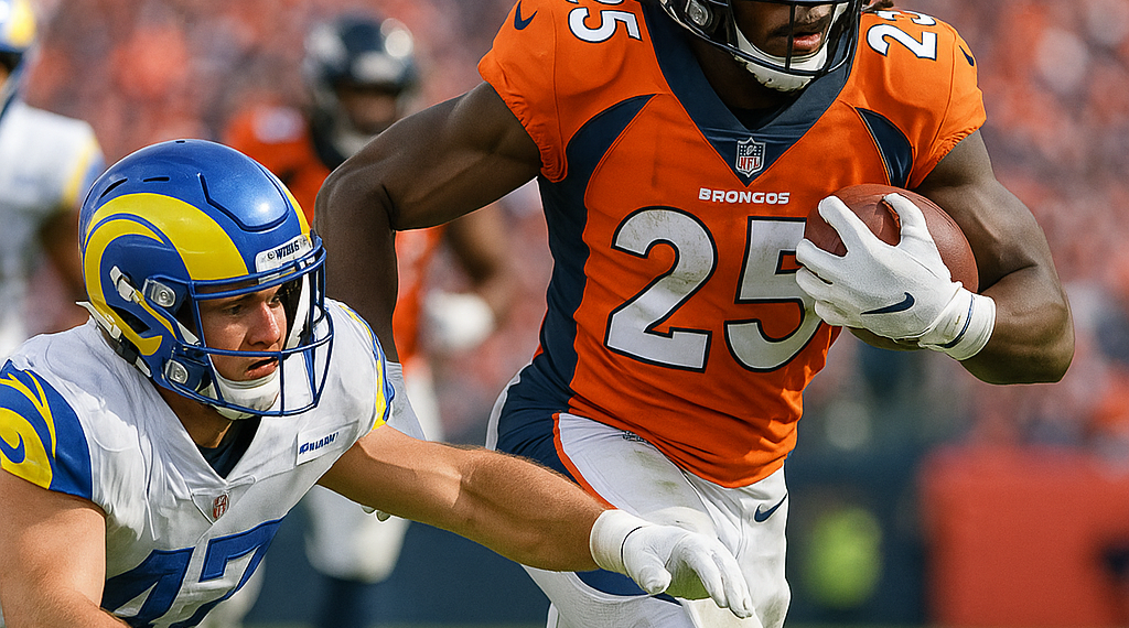Reviven Broncos en la segunda mitad y vencen a los Rams