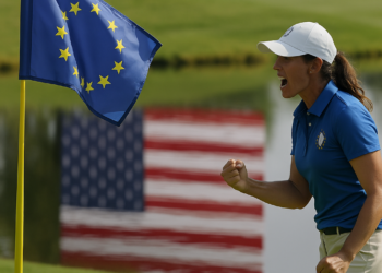 Carlota sostiene a Europa en un último hoyo de infarto y la Solheim sigue empatada