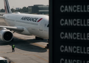 Provocan cancelaciones de Air France reclamos en el AICM