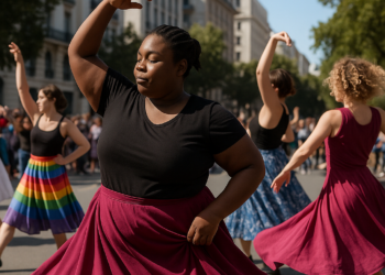 El bailarín y coreógrafo sevillano David Coria, en un momento de la obra 'Babel. Torre viva'.