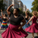 El bailarín y coreógrafo sevillano David Coria, en un momento de la obra 'Babel. Torre viva'.