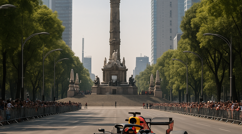 Tendrá Checo Pérez Show Run en Paseo de la Reforma