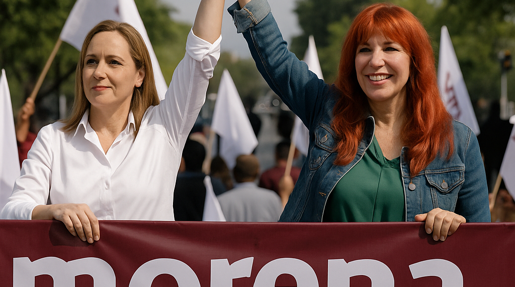 Puntean Clara Luz y Tatiana para Morena en NL