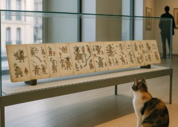 Códice Boturini: París expone manuscrito prestado por México sobre el viaje mítico de los aztecas