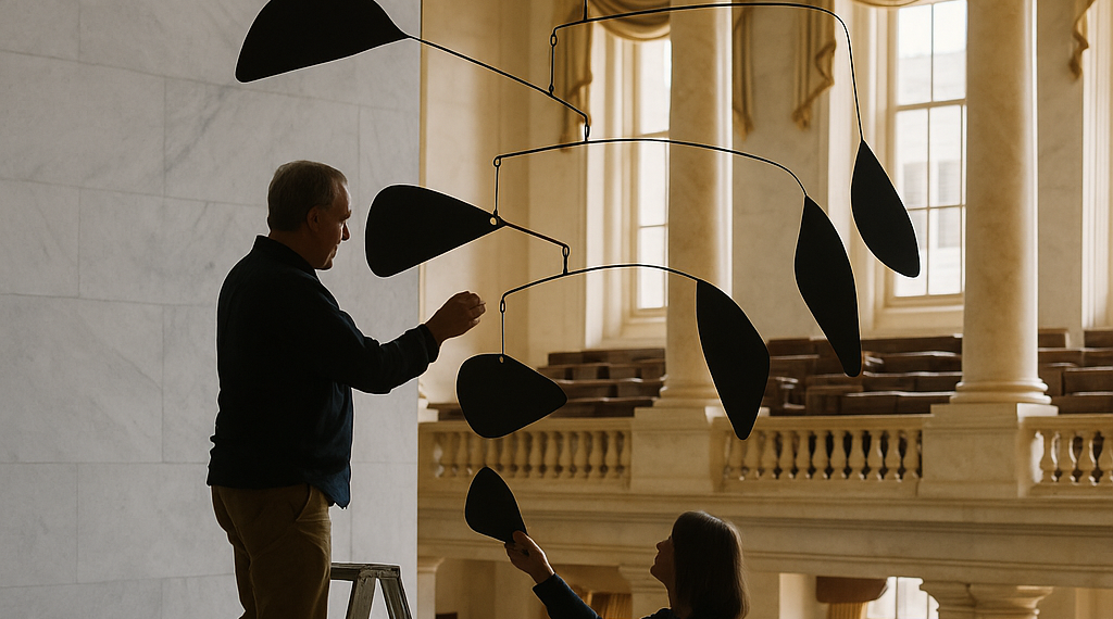 How Collectors Jon and Kim Shirley Helped Restore the Senate Building’s Calder