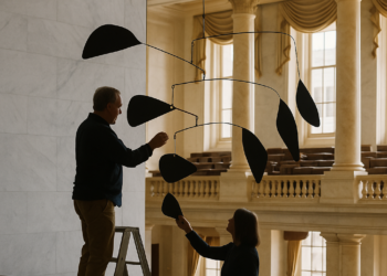 How Collectors Jon and Kim Shirley Helped Restore the Senate Building’s Calder