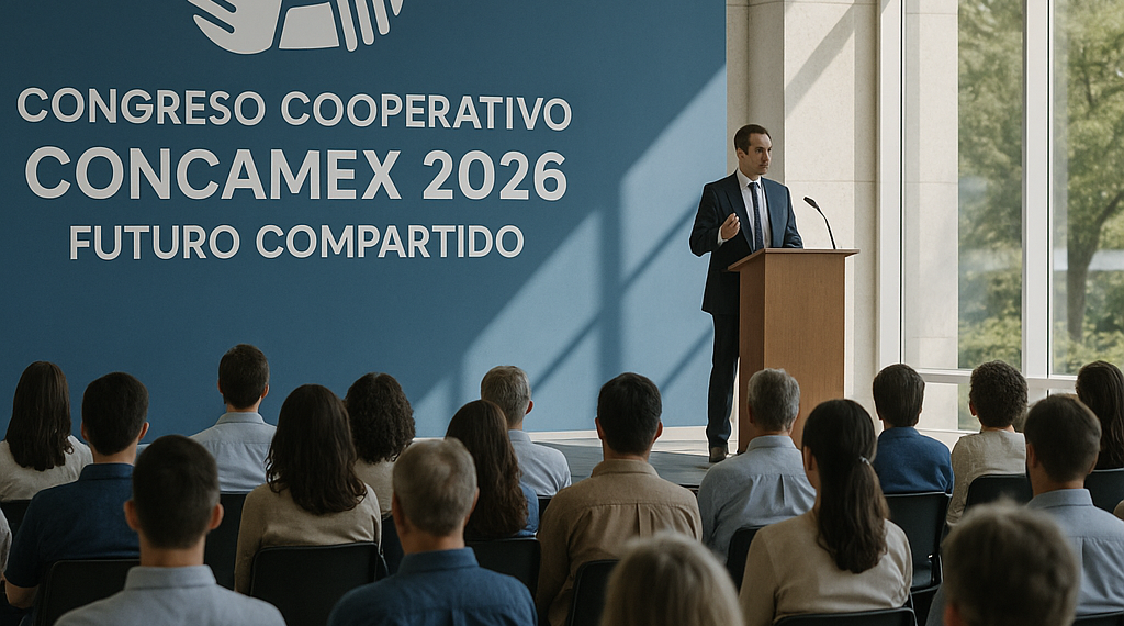 Congreso Cooperativo CONCAMEX 2026 con una visión compartida de futuro del sector