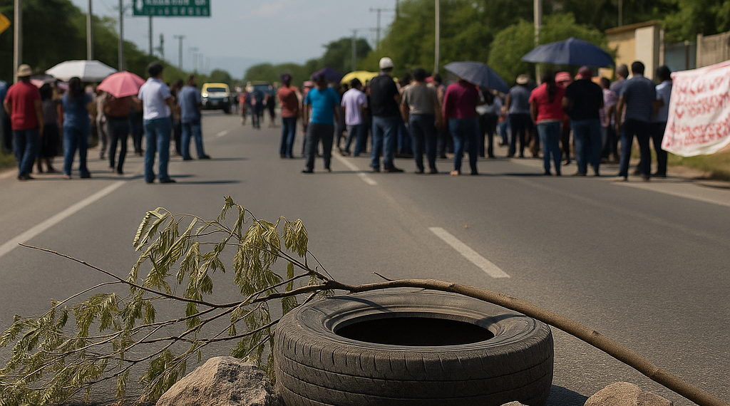 Bloquean vías en Juchitán tras captura de Alcalde