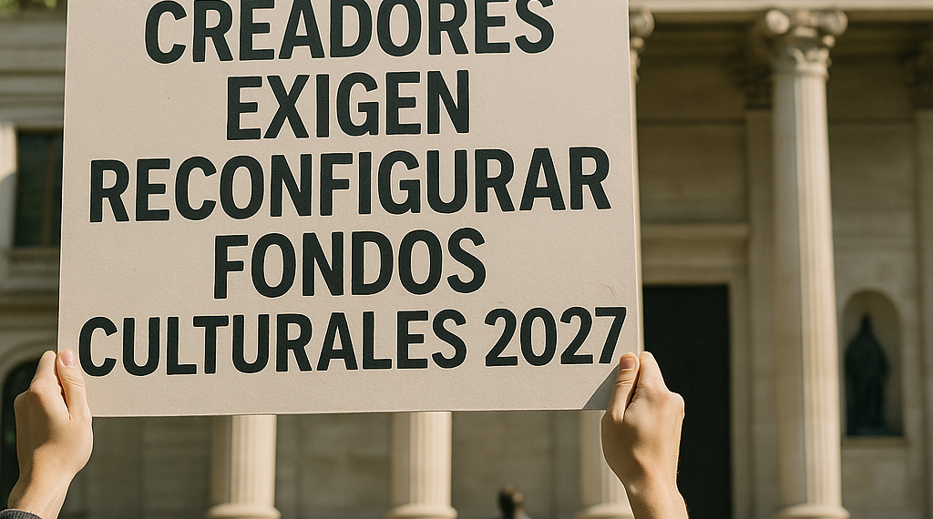 Artistas piden redistribuir el presupuesto cultural de 2027