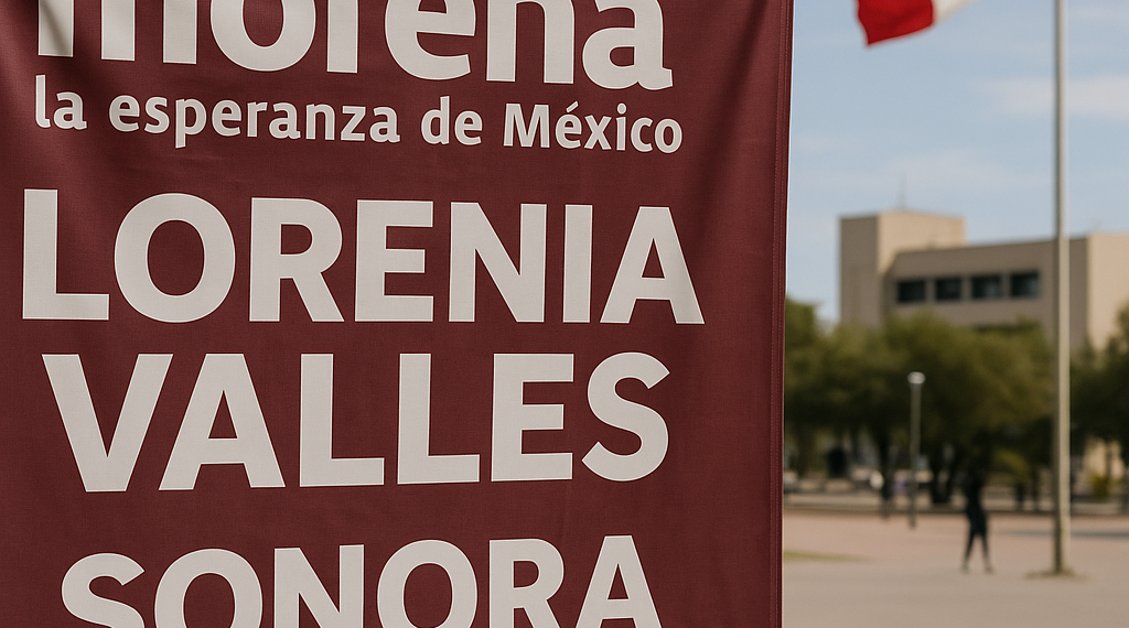 Perfila Morena a Lorenia Valles en Sonora