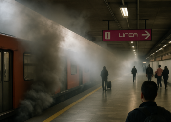 Reportan presencia de humo en estación de Línea 1 del Metro