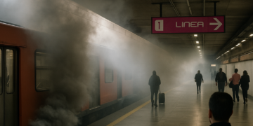 Reportan presencia de humo en estación de Línea 1 del Metro