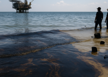 Reportan otro derrame de petróleo en el Golfo de México
