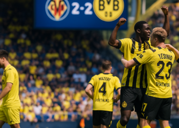 El Dortmund levanta un 2-0 en contra antes de medirse al Villarreal en Champions