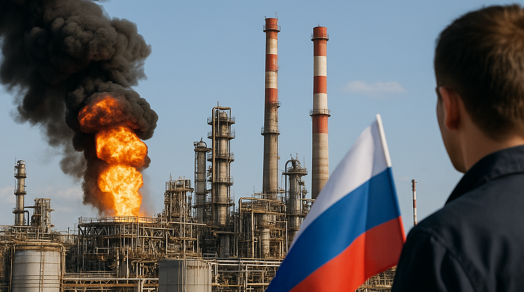 Un ataque con drones impactó una refinería petrolera en Moscú durante el último día de las elecciones rusas