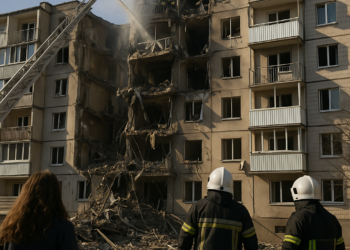 Un ataque con drones rusos contra la Academia de Ciencias de Kiev deja al menos una mujer muerta y varios heridos
