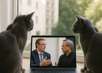 Hablan Ebrard y CEO de Nvidia sobre la IA