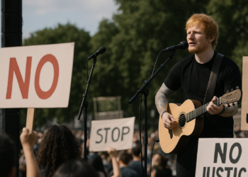 Ed Sheeran regresa a los escenarios entre protestas propalestinas y llamados al boicot