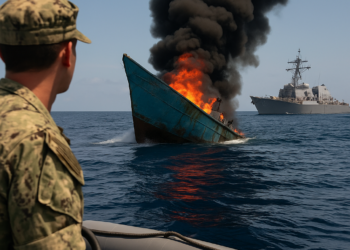 Ejército de Estados Unidos hunde a tercer barco de presuntos narcos frente a Ecuador en una semana