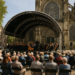 El grupo Vox Luminis durante la interpretación de la tercera de las ‘Funeral Sentences’ de Thomas Tomkins en el TivoliVredenburg de Utrecht el domingo por la tarde.