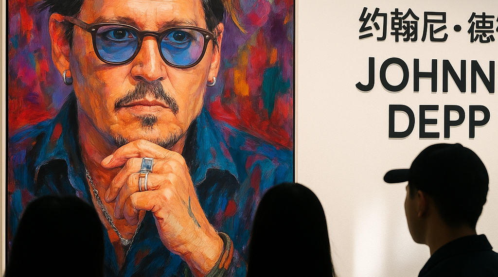 Johnny Depp’s Art Makes Its China Debut. Will the Show Aid a Comeback?