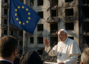 El papa León XIV cierra su gira por Francia con un discurso sobre Europa y su integración en una ciudad marcada por las guerras