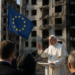 El papa León XIV cierra su gira por Francia con un discurso sobre Europa y su integración en una ciudad marcada por las guerras