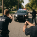 Tiroteo grabado en primera persona entre policías y un hombre acusado de matar a dos personas