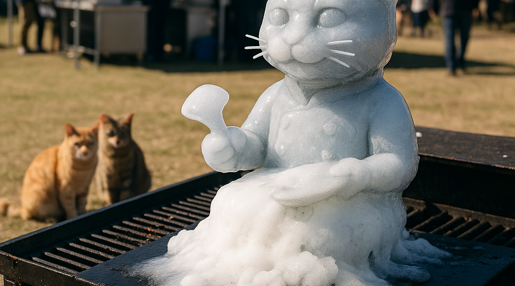 Philippe Parreno’s 'Iceman' Sculpture Well Melt at Independent 20th Century