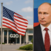 Estados Unidos invita formalmente a Putin a la cumbre del G-20 en Miami en diciembre