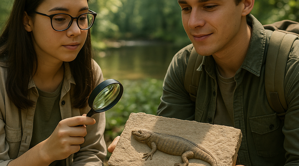 Dos estudiantes identificaron una nueva especie de protoanfibio y la nombraron en honor a sus madres