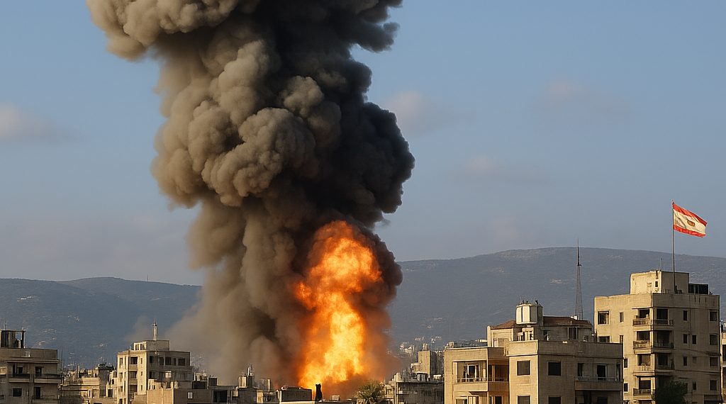 Fuertes explosiones en Líbano después de que Israel anunciara ataque contra túneles de Hezbolá