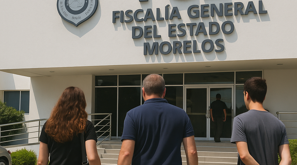 Arriba familia de española a FGE-Morelos para recibir cuerpo