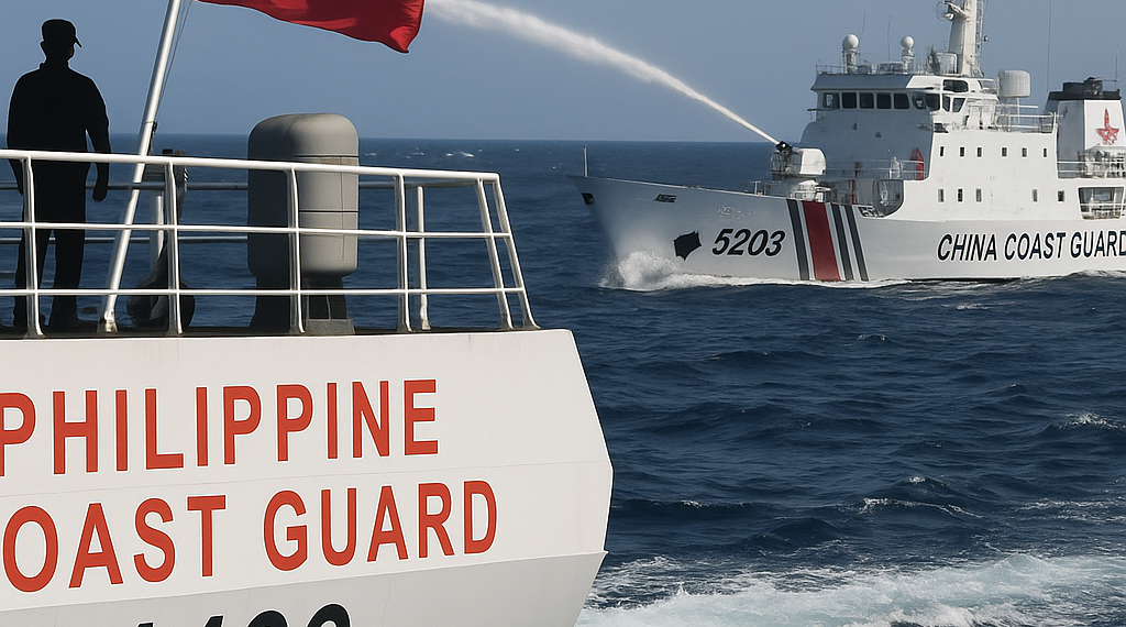 Filipinas denunció que un buque del régimen chino embistió “deliberadamente” a una embarcación gubernamental en el mar de China Meridional